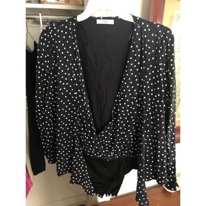 Polka dot bodysuit